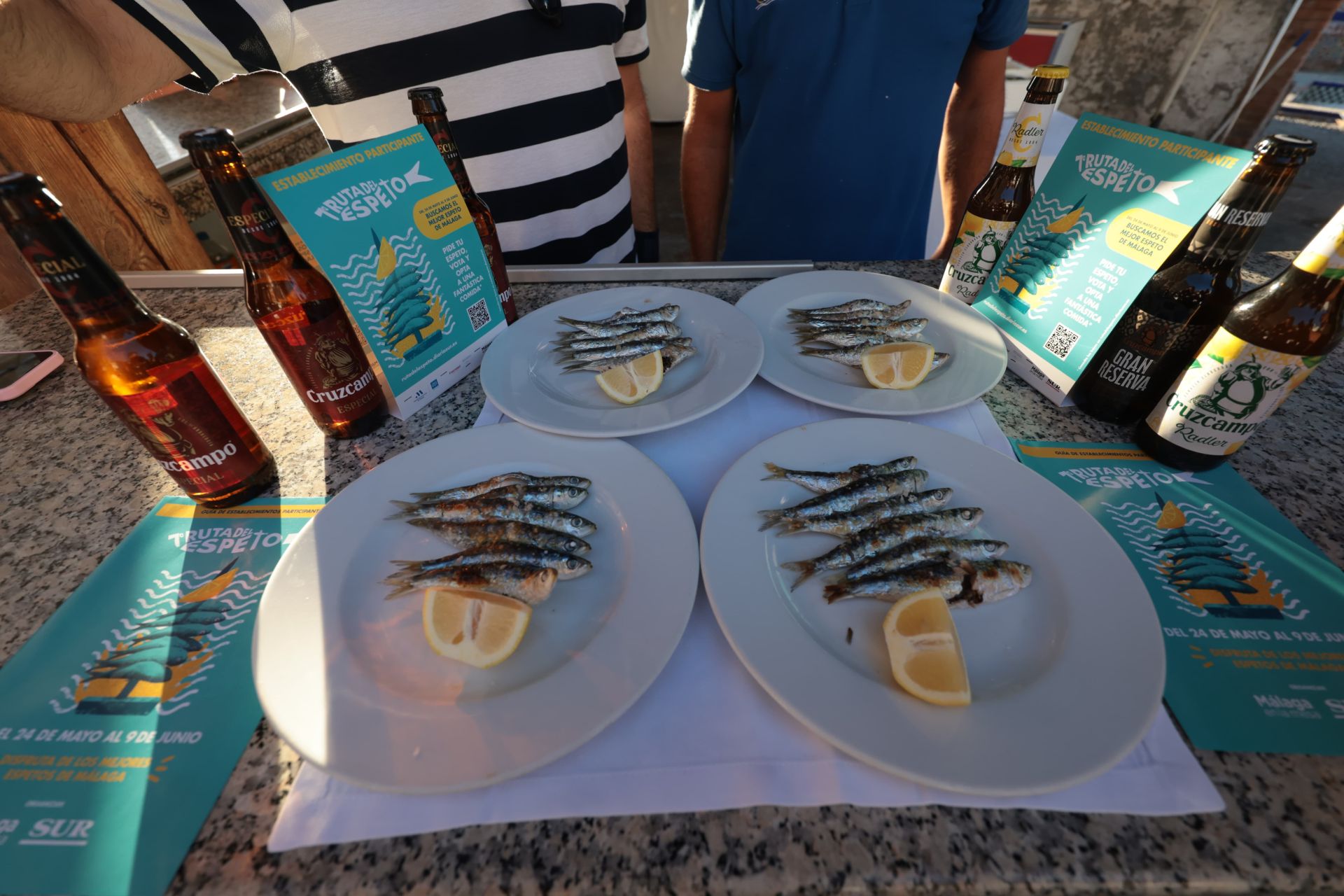 Finalists in the search for the best sardines on the Costa del Sol, in photographs