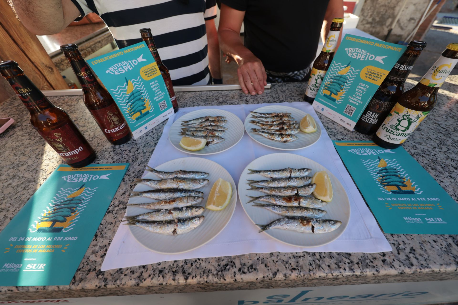 Finalists in the search for the best sardines on the Costa del Sol, in photographs