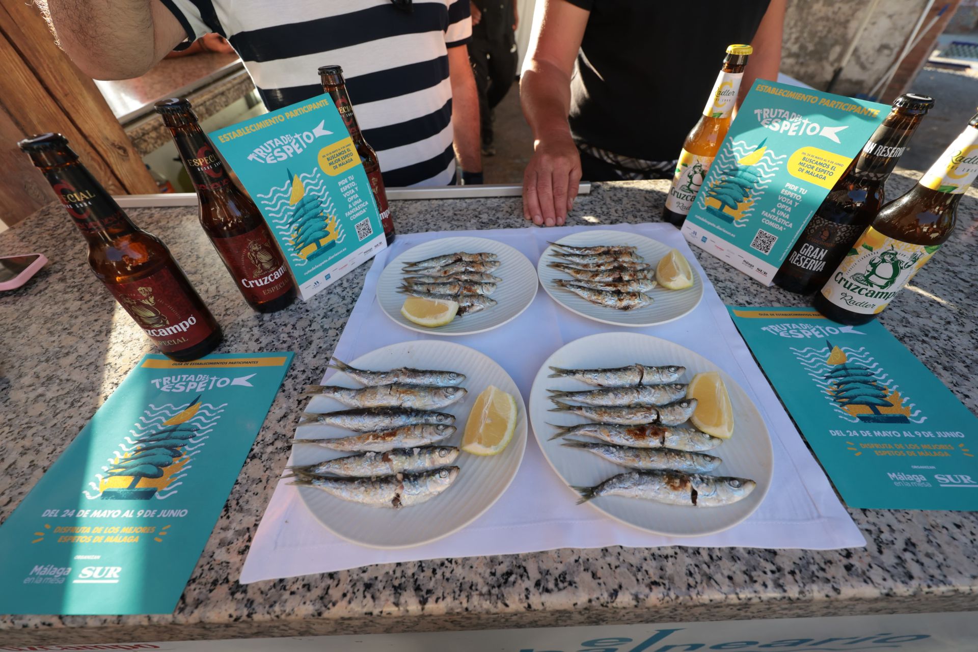 Finalists in the search for the best sardines on the Costa del Sol, in photographs