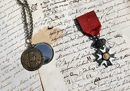 The papers were bought with medals and the Legion of Honour, the highest French decoration.