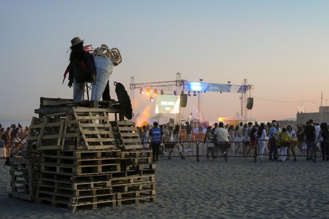 El Cable beach, in Marbella