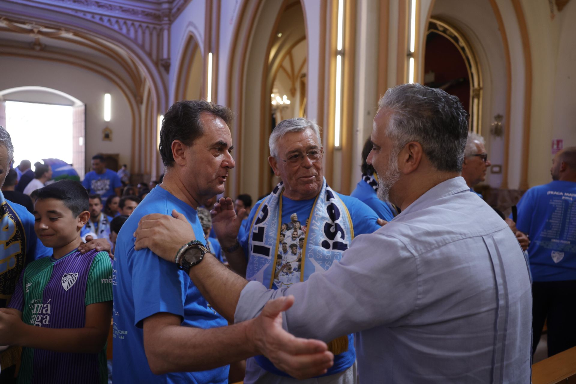 Fans celebrate Malaga CF's promotion as squad take open-top bus tour, in images