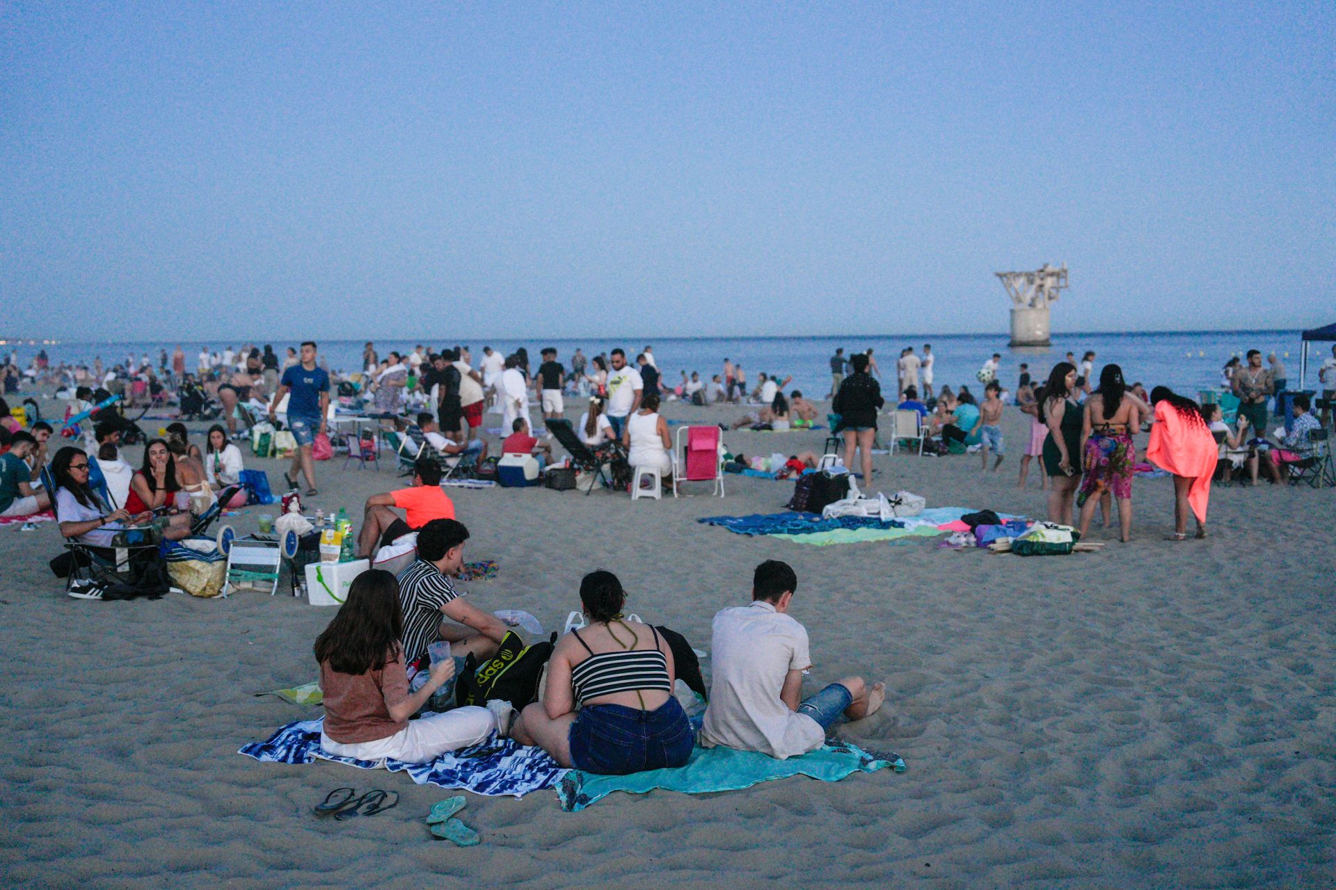 El Cable beach, in Marbella