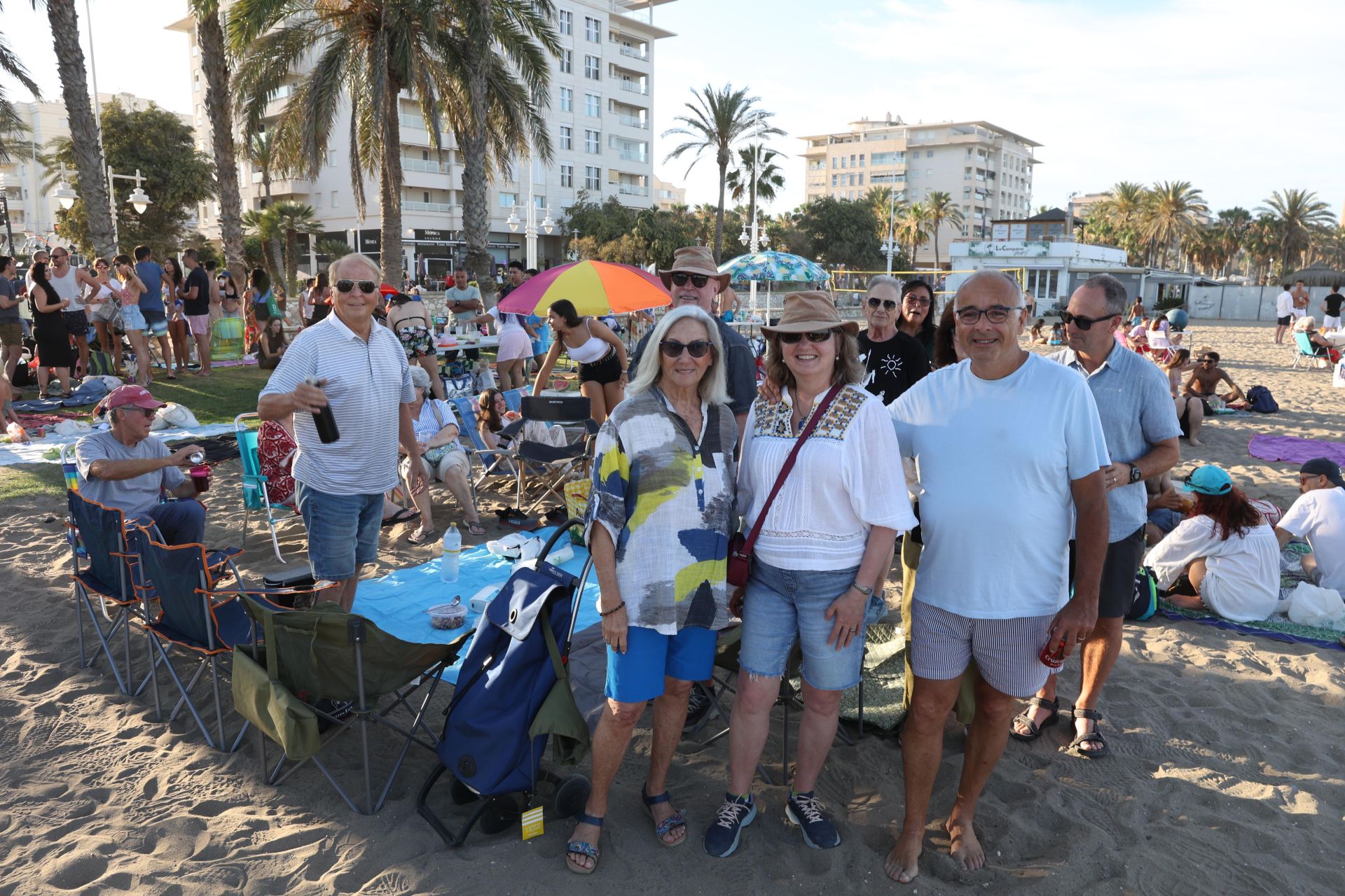 San Juan celebrations in Huelin, in Malaga city
