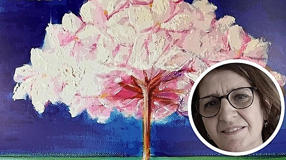 The nurse who designed this year's Malaga fair poster: 'Painting is my therapy'