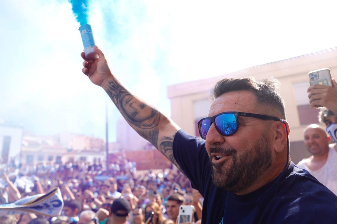 Fans celebrate Malaga CF's promotion as squad take open-top bus tour, in images
