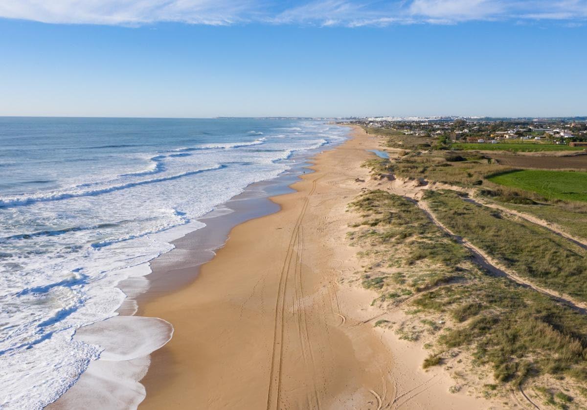 The unspoilt beach with hardly any visitors that can be found in one of ...