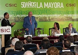 Dieter Wienberg at an event to mark 50 years of La Mayora.