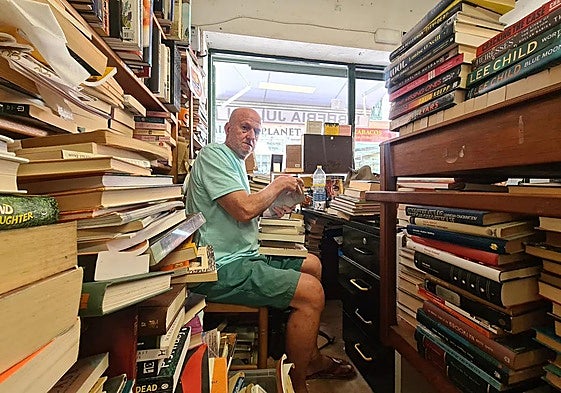 Javier Martín has been running Julian's Books in Fuengirola since the American's death in 1991.