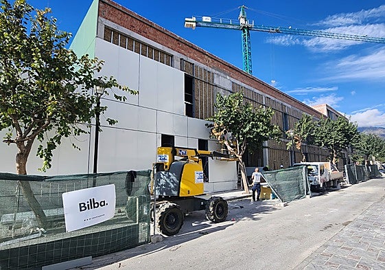 The pace of construction at the new health centre n Fuengirola.