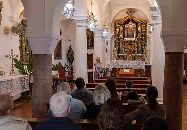 Interior of the shrine of the Virgen of Grace where part of Arxiduna Dormida will play out.