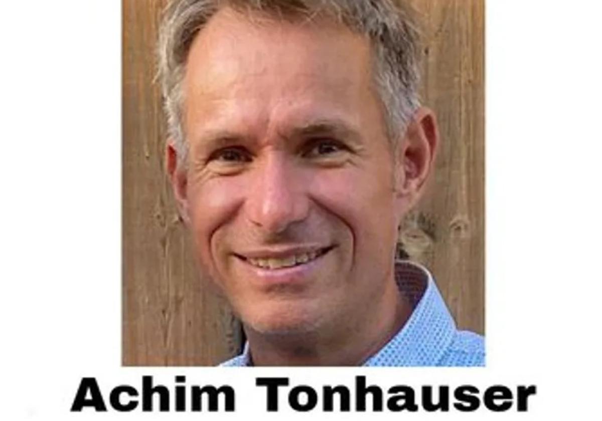 Missing persons poster of Achim Tonhauser