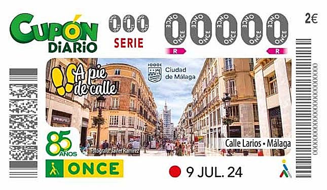 The Calle Larios coupon in detail.