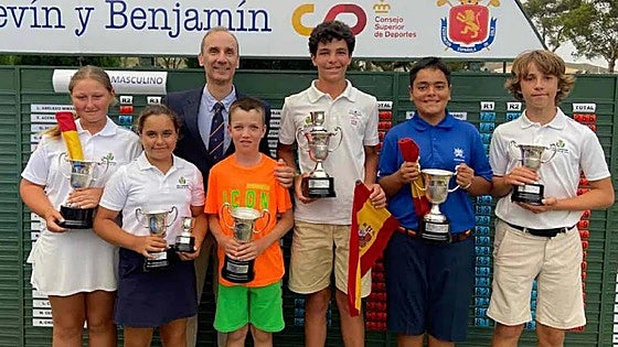 Malaga's rising golf star shines