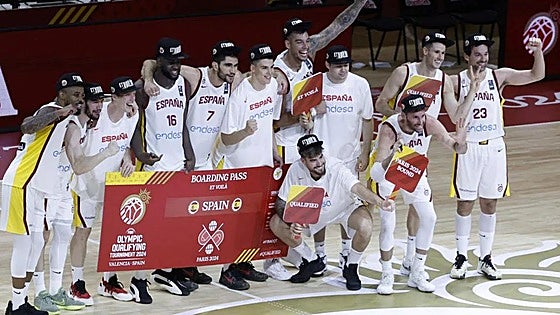 Spain's basketball team seals ticket to Paris Olympics