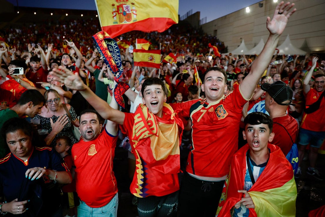 Malaga celebrates Spain's Euro 2024 victory over England, in pictures