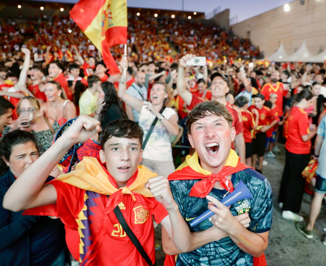 Malaga celebrates Spain's Euro 2024 victory over England, in pictures