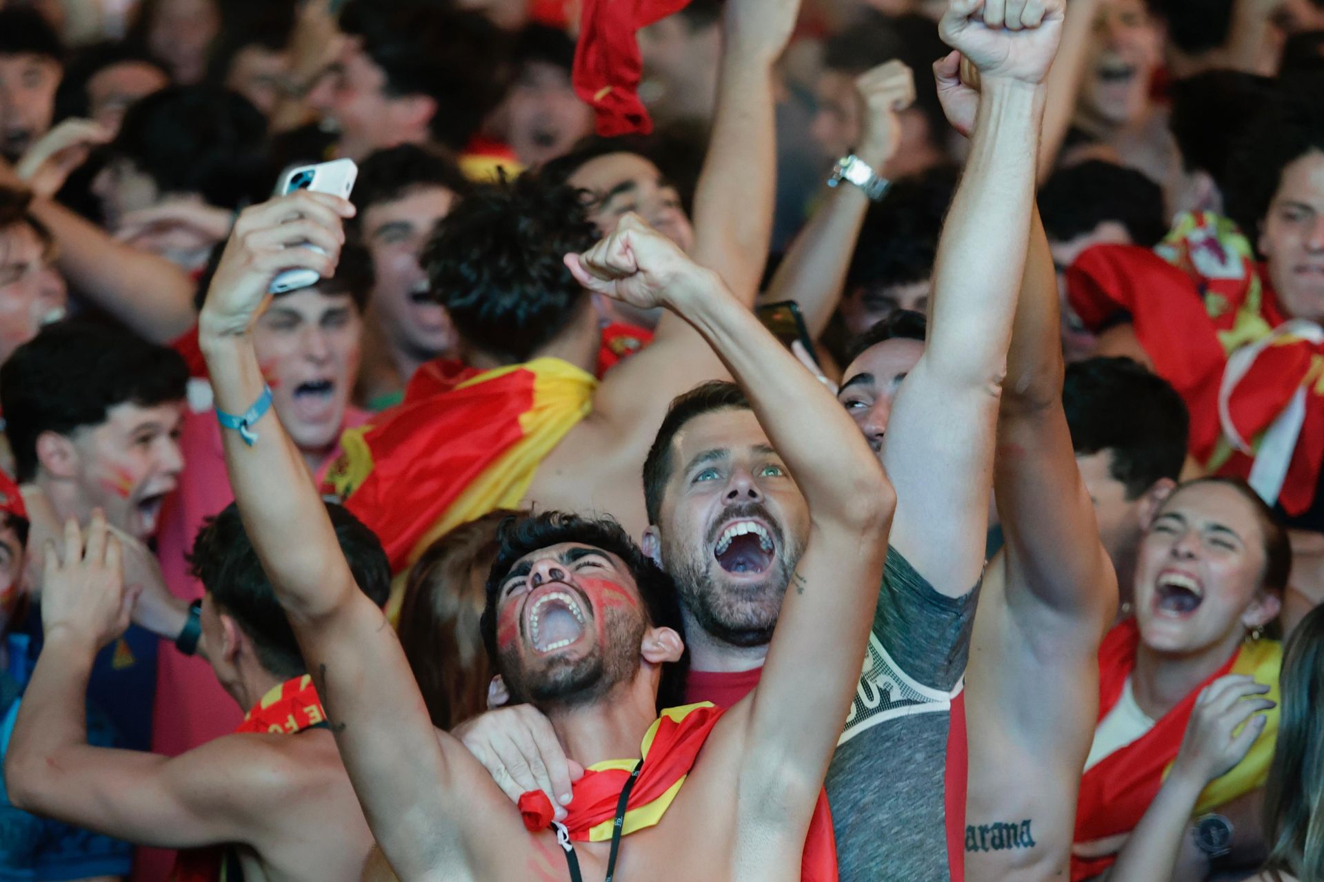Malaga celebrates Spain's Euro 2024 victory over England, in pictures