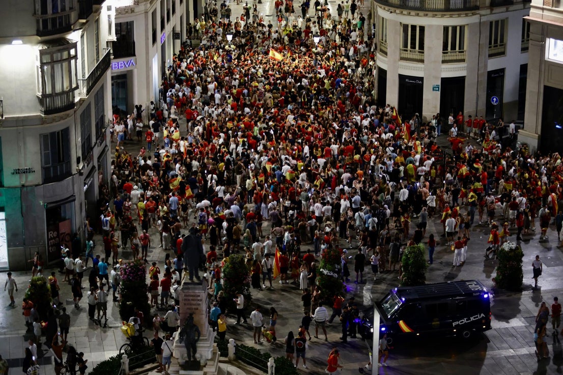 Malaga celebrates Spain's Euro 2024 victory over England, in pictures