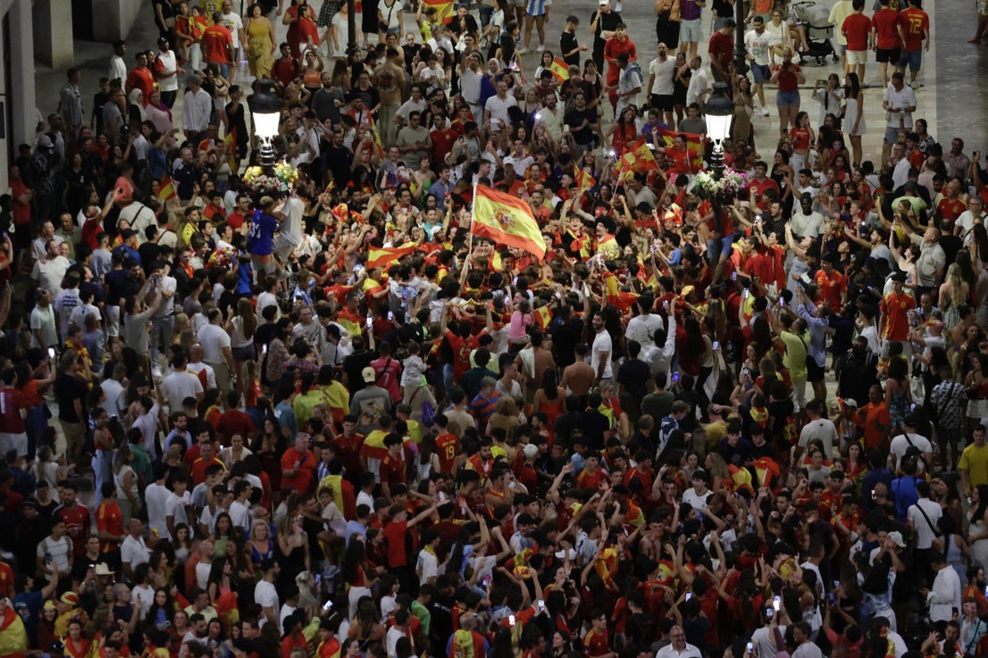 Malaga celebrates Spain's Euro 2024 victory over England, in pictures