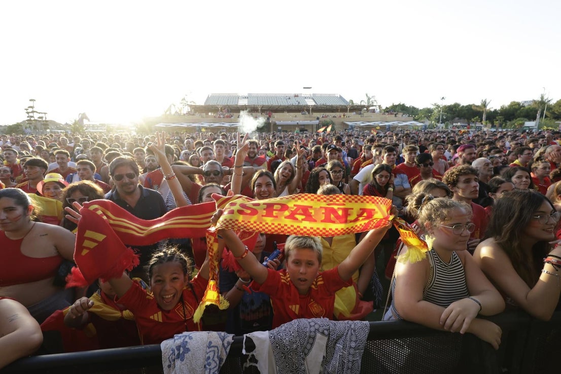 Malaga celebrates Spain's Euro 2024 victory over England, in pictures