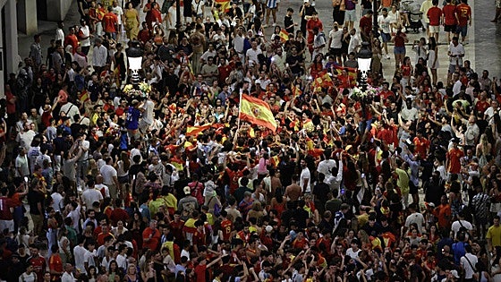 Malaga celebrates Spain's Euro 2024 victory over England, in pictures