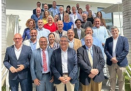 Participants at the meeting in Rincón de la Victoria on Wednesday.