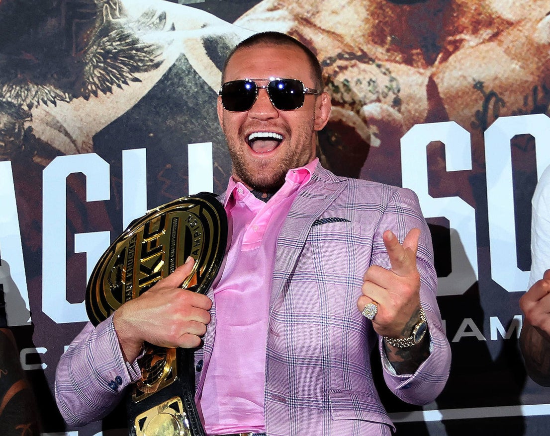 MMA legend Conor McGregor promotes Spain's first official bare knuckle boxing event, in pictures