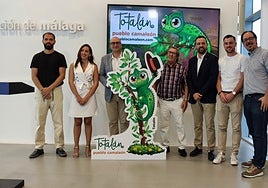 Presentation of Totalán's new tourist brand, on Thursday, at the headquarters of Malaga's provincial authority, the Diputación de Málaga.