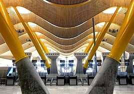 Madrid-Barajas Airport.