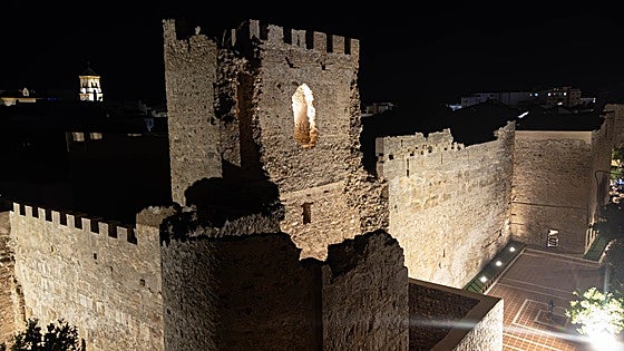 Marbella castle walls shine bright with installation of new lighting system