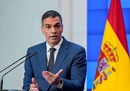 Pedro Sánchez used a press conference on his government's record to date to justify the pact.
