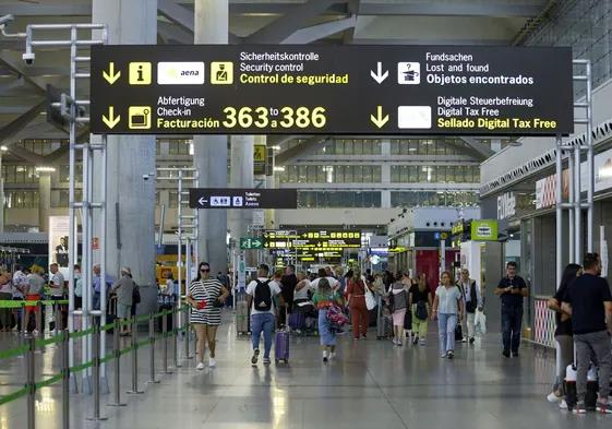 Malaga Airport (file image).