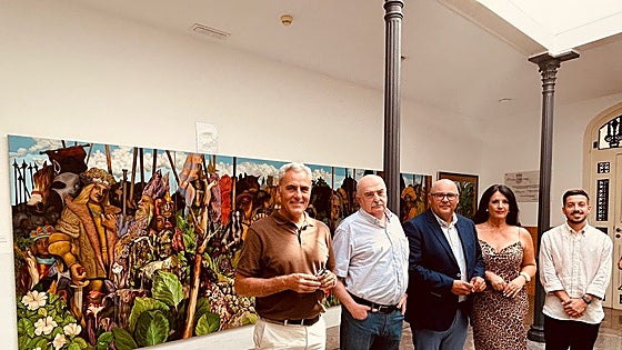 Antonio Belda exhibits three of his works at the CAC in Vélez-Málaga