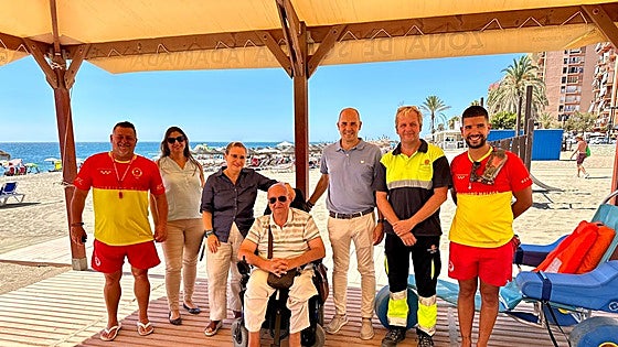More than 3,000 have used the beach areas for limited mobility in Fuengirola so far this year