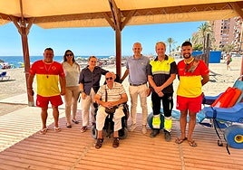 Visit to one of the areas adapted for people with reduced mobility.