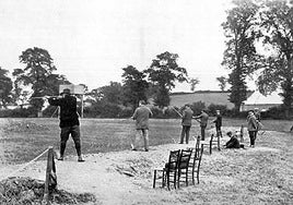 Shooting competition at the 1908 Games.