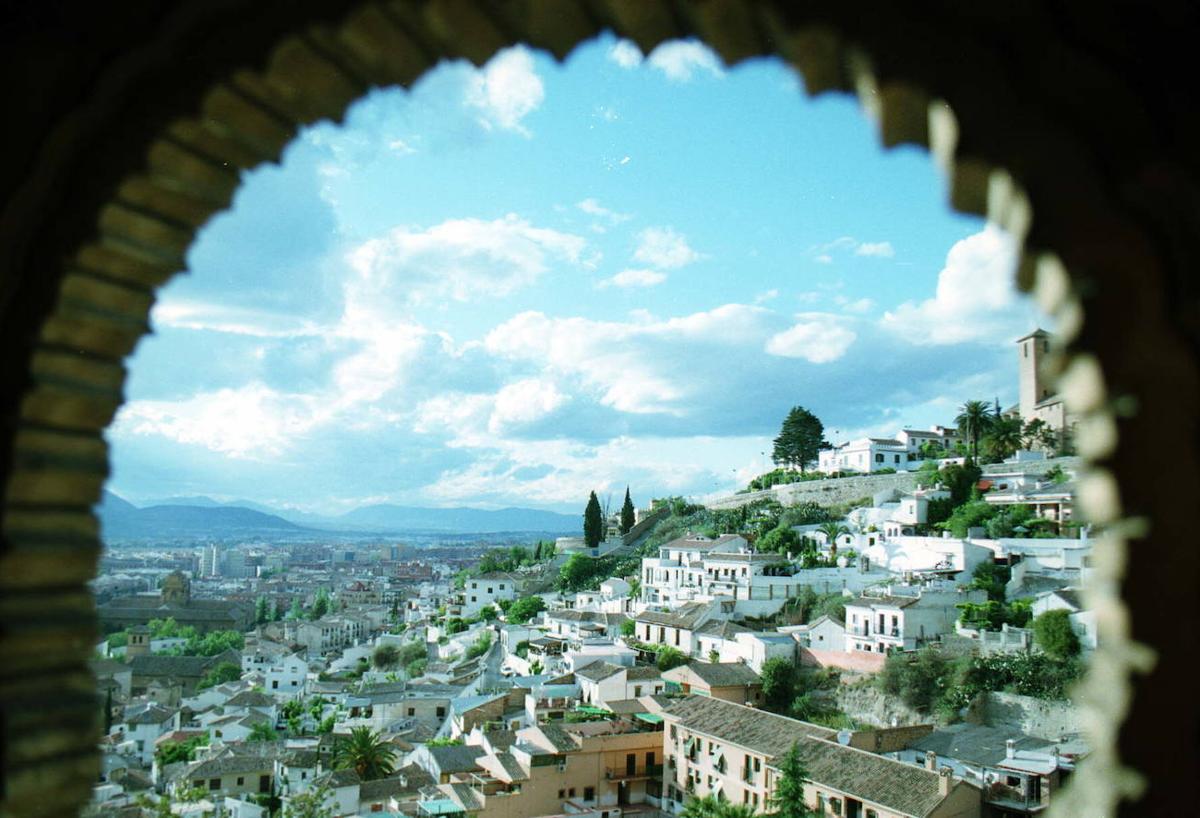 View of the Albaicín quarter from the palace of Dar al-Horra.