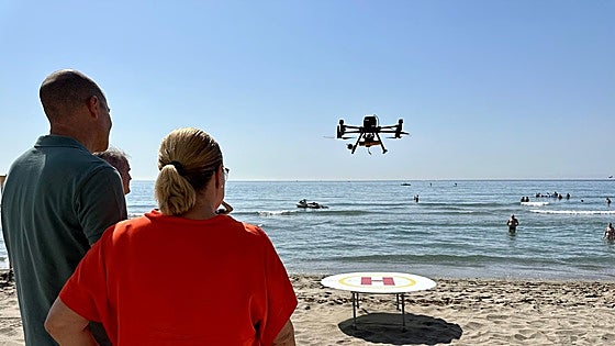 Drone surveillance service carries out 2,600 missions on Fuengirola beaches since June