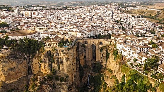A hot air balloon ride in Ronda: the best way to see the Spanish mountain town's famous gorge and the bridge that spans it