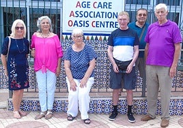 Paul Betty (3r) with Age Care committee members at the new centre.
