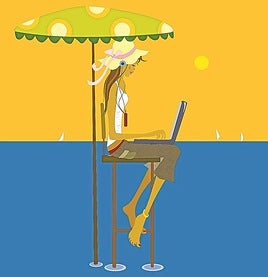 Do we really switch off when on holiday?