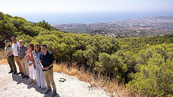 The fire-ravaged Sierra de Mijas mountain range, two years on