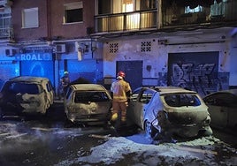 Series of suspicious fires with at least 12 vehicles gutted mars opening of Malaga's summer fair
