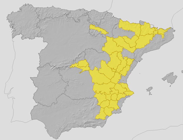 Weather alerts activated in these areas of Spain on Thursday, 22 August.