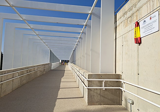 An image of the new walkway, which opened on Monday.