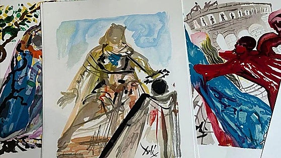 'Surrealist' discovery of ten lithographs by Dalí in a London garage