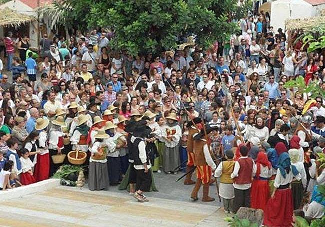 Historical recreation in the town of Casarabonela.