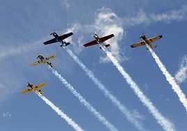 A display during last year's Torre del Mar air show.
