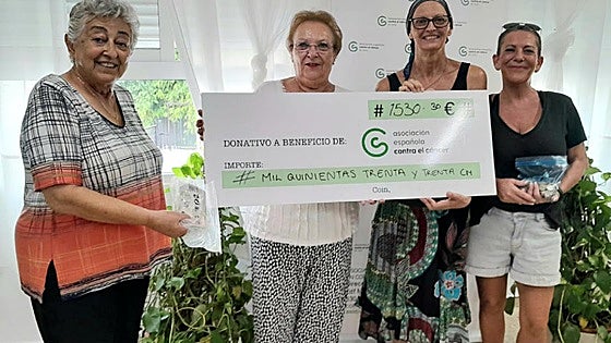 End of summer pink party in Guadalhorce valley raises funds for national cancer charity